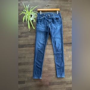 AG- Adriano Goldenschmied The Farrah Skinny Jeans size 29R dark blue wash